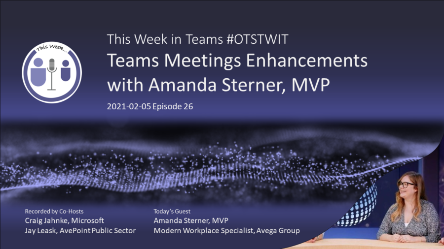 This Week in Teams with Amanda Sterner